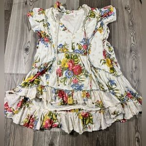 Love the Label Helena Floral Top AnthropologieLarge